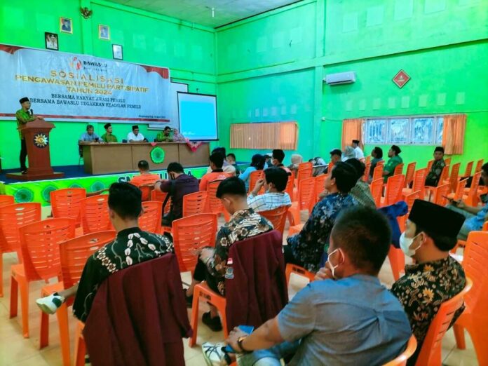 Bawaslu Kabupaten Kampar Gelar Sosialiasi Pengawasan Pemilu Partisipatif 2024