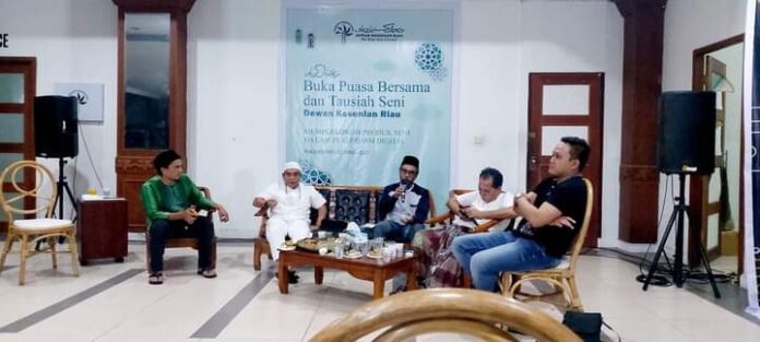 DKR Gelar Bukber Dan Tausiah Memperkokoh Produk Seni dalam Platfrom Digital