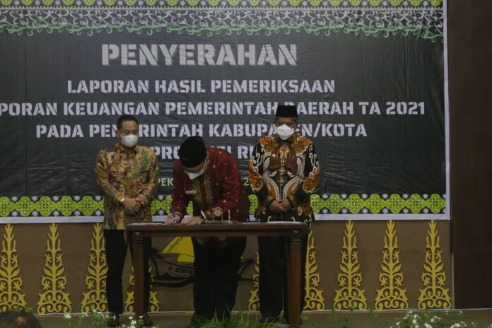 Mantap! Pemkab Siak Kembali Raih WTP ke 11, Pelaporan Keuangan Sangat Baik