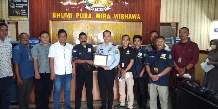 JMSI Rohil Gelar Silahturahmi Dengan Kepala Kantor Imigrasi Bagansiapiapi