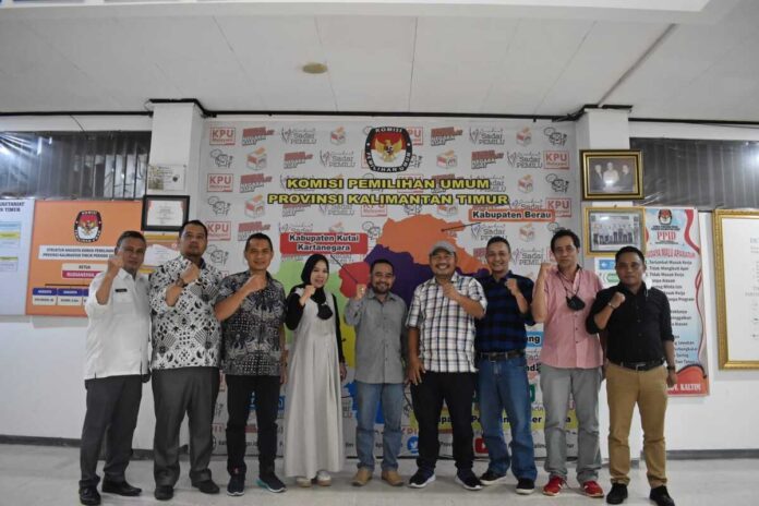 Terkait Pelaksanaan Pemilu Serentak Tahun 2024, JMSI Kaltim Audiensi Dengan KPU Provinsi Kaltim